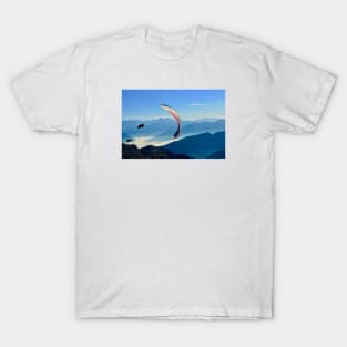 Paraglider / Swiss Artwork Photography T-Shirt